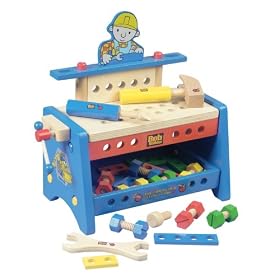 Dan Jam Bob The Builder Wooden Table Top Work Bench