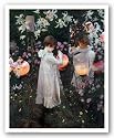 Carnation, Lily, Lily, Rose by John Singer Sargent 24"x30" Art Print Poster