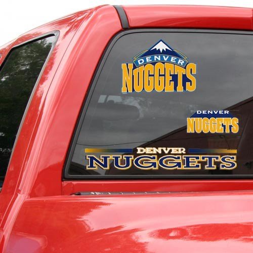 NBA Denver Nuggets 11x17 Window Clings Sheet