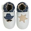 Momo Baby Soft Sole Baby Shoes - Police Misty Blue