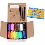Sago Brothers Ultra Light Modeling Clay Magic Air Dry Clay 24 Colors a Box