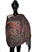 Trendy Black Wraps Shawls Embroidery Kashmiri Pashmina Shawl