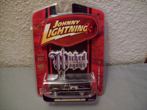 Johnny Lightning Wicked Wagons R1 Cadillac Hearse