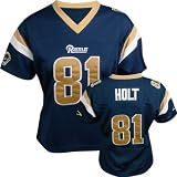 Torry Holt Reebok NFL Authentic St. Louis Rams Ladies Jersey by Reebok