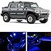 LEDpartsNow Interior LED Lights Replacement for 2003-2009 Hummer H2 Accessories Package Kit (20 Bulbs), BLUE