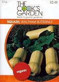 Amazon / Hirts: Seed; Squash: Cooks Garden Organic Waltham Butternut Squash Seeds - 3.5 grams