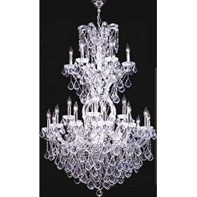Maria Theresa Grand Twenty-Five Light Crystal Chandelier by James R. Moder