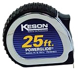 Keson PG1816 Powerglide 16 Nylon-Coated Steel Tape Measure