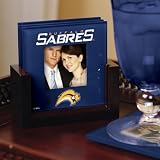 Buffalo Sabres Navy Blue 4-Pack Photo Coaster Set