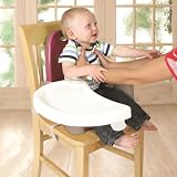 The First Years Swing Tray Booster Seat Cranberry