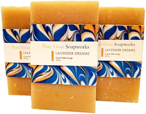 Pure Goat Soapworks Lavender Dreams Goat Milk Soap Multi-pack (3-pack)