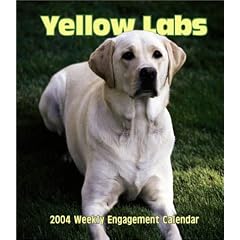 Yellow Labrador Retrievers Hardcover Weekly Engagement Calendar: 2004