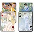 Water's Edge / Young Lady with Parasol - Double Deck Playing Cards