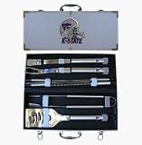 Kansas State Wildcats Helmet Logo 8 Piece BBQ Set With Case