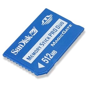 SanDisk SDMSPD 512 A10 512 MB MemoryStick Pro Duo