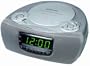 Emerson CKD9905 Dual Alarm Clock Radio (Silver)