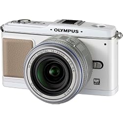 OLYMPUS PENマイクロ一眼 E-P1 レンズキット ホワイト E-P1 LKIT-WHT