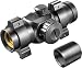 BARSKA Red Dot 25mm Riflescope (30mm Tube, 3/8 Dovetail .22 Rings & Extension Tube Included)