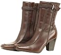 Hush Puppies Womens Swanky Leather Boot Brown