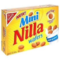 Nilla Wafers Mini, 12-Ounce Boxes (Pack of 4)