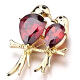 Pugster Vintage Gold Plated Ribbon Bouquet Flower Brooch Gifts