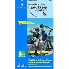 Topographische Landkreiskarten Baden-W�rttemberg, Konstanz: Rad-Erlebnis Westlicher Bodensee, Hegau und angrenzende Schweiz. Mit Kanu-Routen
