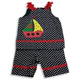 Picture Me by Austin & Ashley - Infant Girls Nautical Capri Set, Navy, White