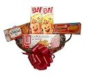 French Cookies Gift Basket incl. Butter Cookies (Galettes & Palets), Raspberry Paille d'Or & BN Chocolate and Strawberry Cookies