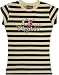 The Pirates of the Caribbean - Logo/Stripes Cap Sleeve T for women