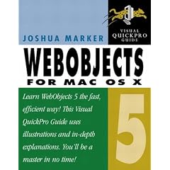 Web Objects for Macintosh (Visual QuickProject Guides)
