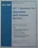  : SAT I Reasoning Test (Form Codes KW, KP - May 2001)