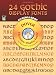 24 Gothic Display Fonts CD-ROM and Book (Dover Electronic Clip Art)