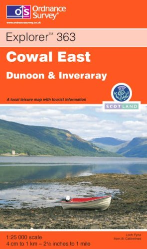 City Travel Guides Discounted  Livres : Carte de randonnée : Cowal East Dunoon and Inverary (en anglais)