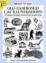 Ready-to-Use Old-Fashioned Cat Illustrations: 381 Copyright-Free Designs, Printed on One Side, Hundreds of Uses (Dover Clip Art)