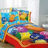 BACKYARDIGANS 5PC TWIN BEDDING SET, Comforter, 3pc Sheet Set, Sham, Girls, Boys NEW