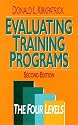 Evaluating Training Programs: The Four Levels