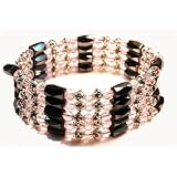 Magnetic Wrap Necklace/Bracelet - Pink 36 Inches in Length