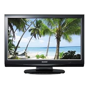 Sharp LC26SH7EBK 26-inch Widescreen LCD TV with Built-in Freeview with Virtual Surround Sound