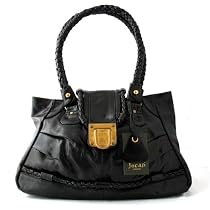 Jocasi Black Leather Shoulder Bag