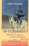 QU'AS-TU FAIT DE TA JEUNESSE : ITIN�R...