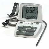 Combo Probe Thermometer/Timer/Clock- White