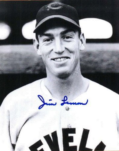 Autographed/Hand Signed 8x10 Photo Jim Lemon Cleveland Indians