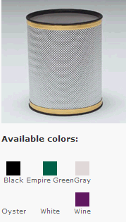 Redmon R228 Round Wastebasket-E.Green
