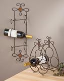 Milan Collection Wine Bottle Wall Rack