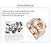 AnaZoz Jewelry 18K Gold Plated Women Rose Gold Plate SWA Elements Austrian Crystal Enamel Flower/Wedding Ring
