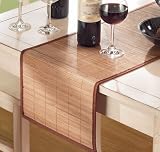 Bambus Tischlufer Bamboo Tischschmuck Decke braun #814