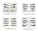 40pairs Mix Eye Liner Sticker Tattoos 4 Different Styles in One Bag Makeup Tools