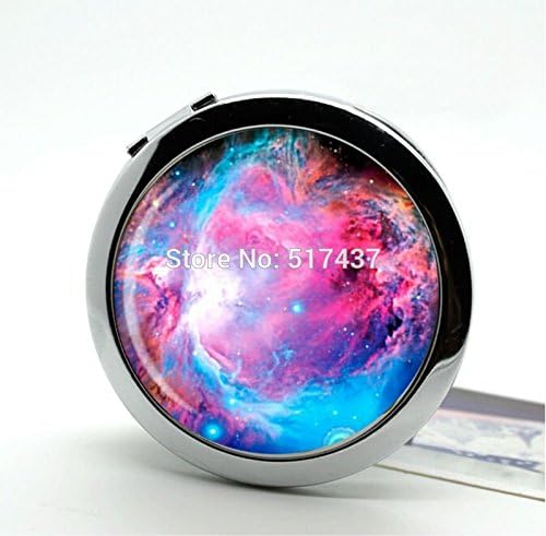 easyLife Orion Nebula Pocket Mirror Brand Cosmetic Mirror Nebula Jewelry Personalized Compact Mirror