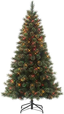 6.5' Carolina Cashmere Spruce Christmas Tree with 500 Multi Lights - CFP by Jaclyn Smith