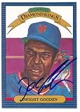 Dwight Gooden Autographed/Hand Signed baseball card (New York Mets) 1985 Donruss Diamond King baseba